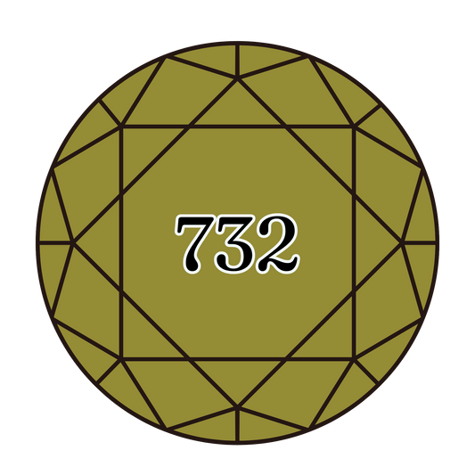 True North Diamond Art Round Diamond Drills 732 - Olive Green - Round Bulk Diamond Drills