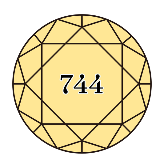 True North Diamond Art Round Diamond Drills 744 - Pale Yellow - Round Bulk Diamond Drills