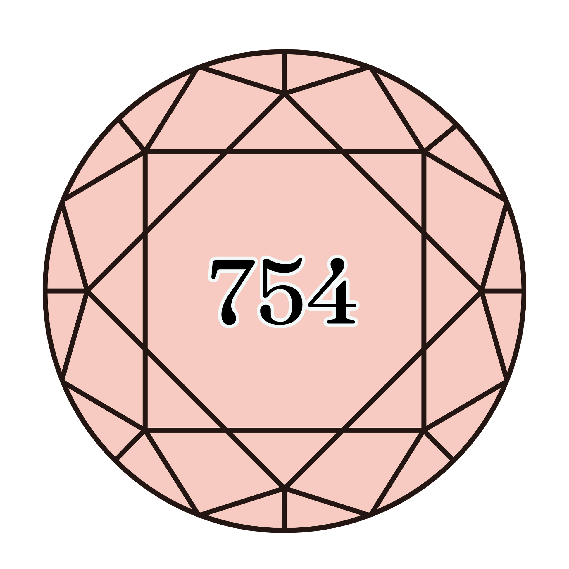 True North Diamond Art Round Diamond Drills 754 - Light Peach - Round Bulk Diamond Drills