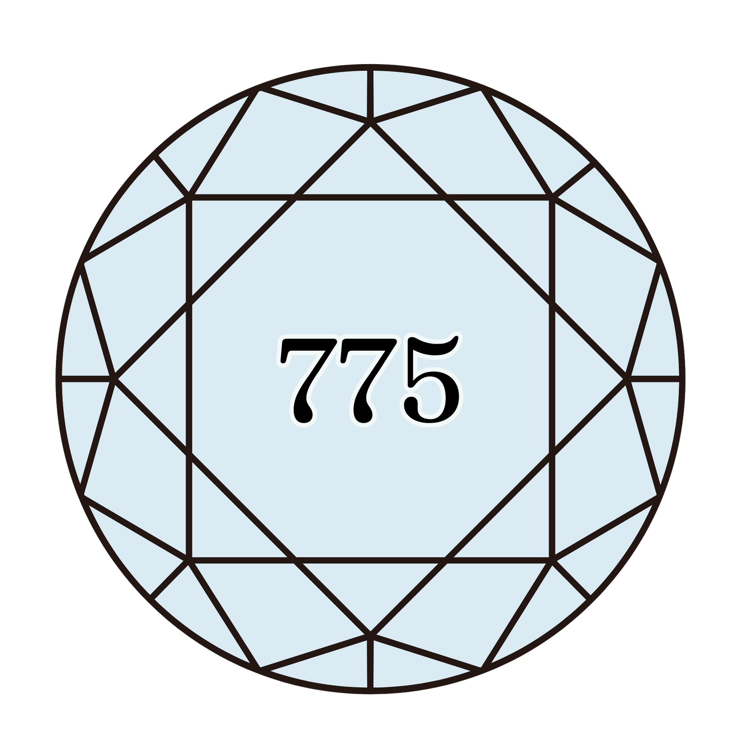 True North Diamond Art Round Diamond Drills 775 - Very Light Baby Blue - Round Bulk Diamond Drills