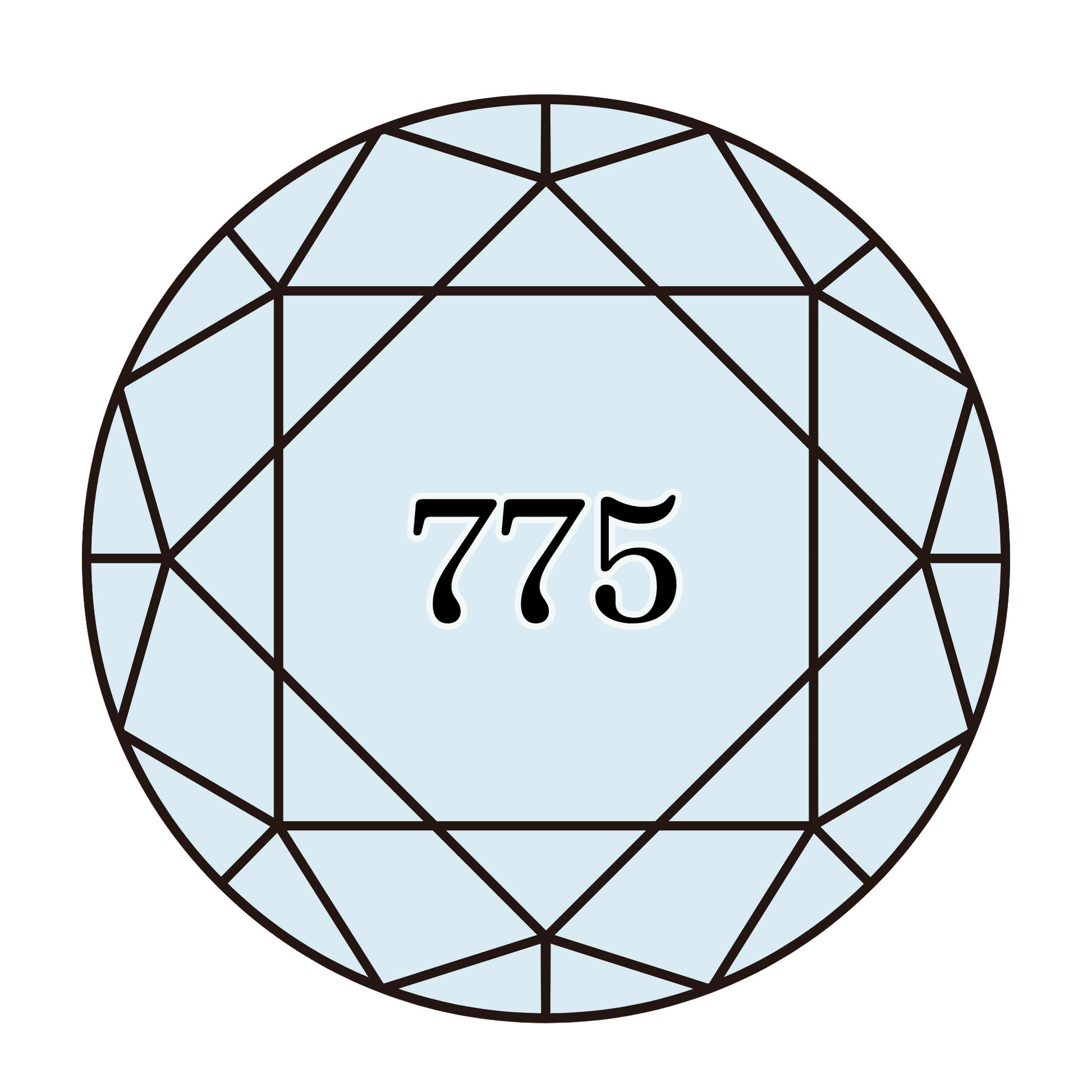 True North Diamond Art Round Diamond Drills 775 - Very Light Baby Blue - Round Bulk Diamond Drills