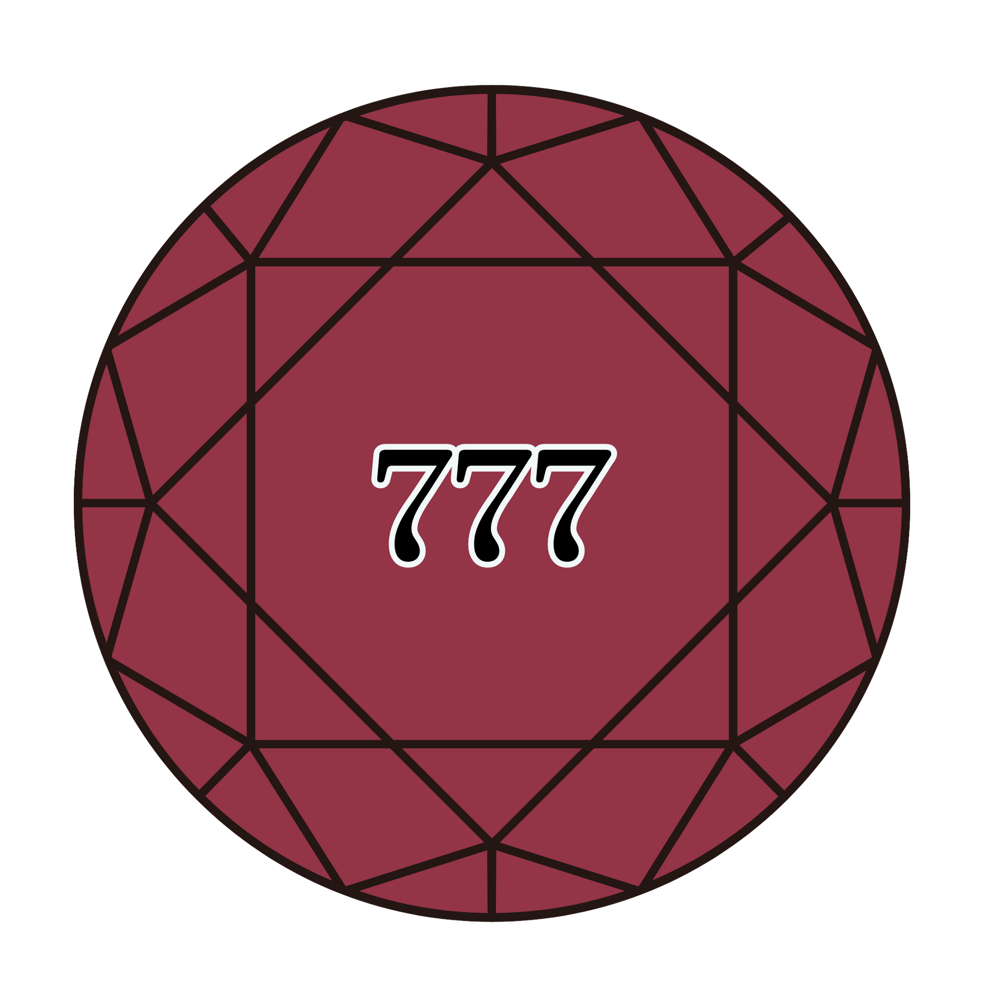 True North Diamond Art Round Diamond Drills 777 - Very Dark Raspberry - Round Bulk Diamond Drills