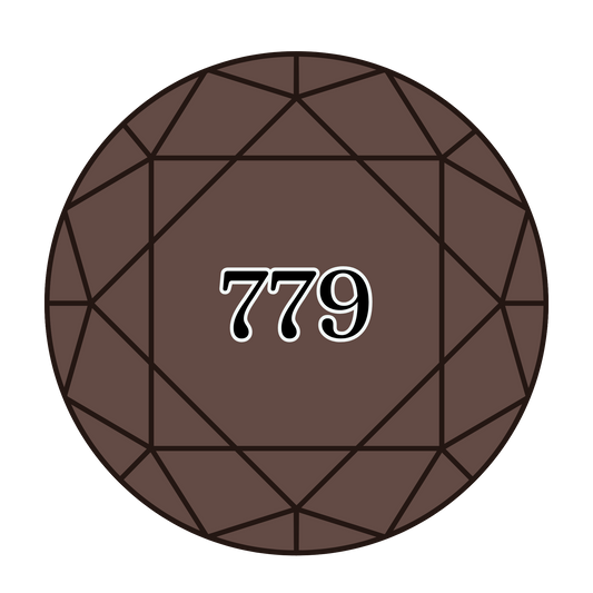 True North Diamond Art Round Diamond Drills 779 - Dark Cocoa - Round Bulk Diamond Drills