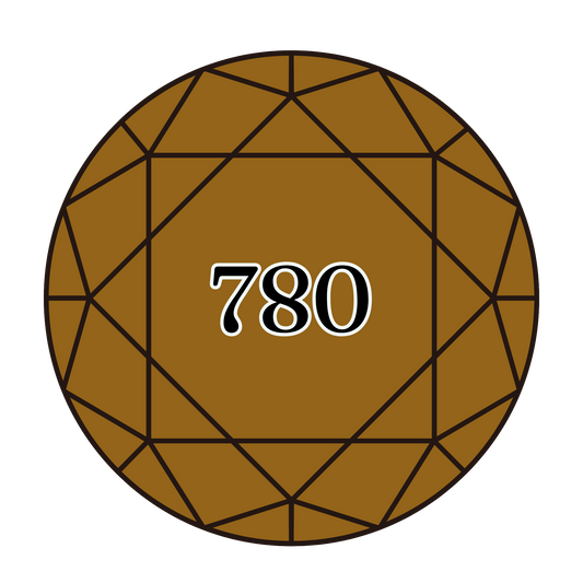 True North Diamond Art Round Diamond Drills 780 - Ultra Very Dark Topaz - Round Bulk Diamond Drills