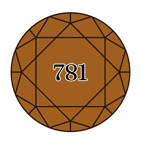 True North Diamond Art Round Diamond Drills 781 - Very Dark Topaz - Round Bulk Diamond Drills