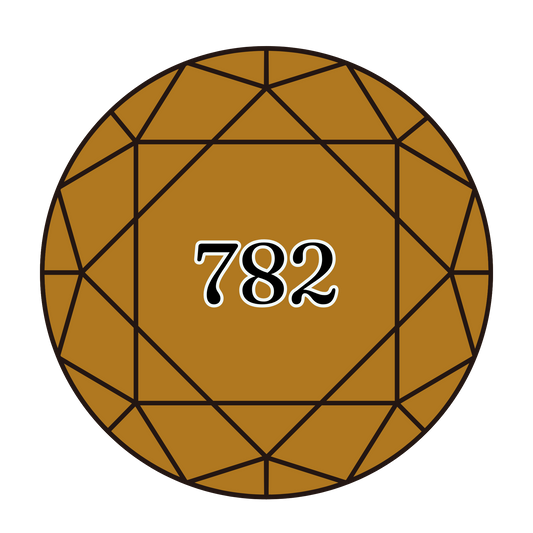 True North Diamond Art Round Diamond Drills 782 - Dark Topaz - Round Bulk Diamond Drills