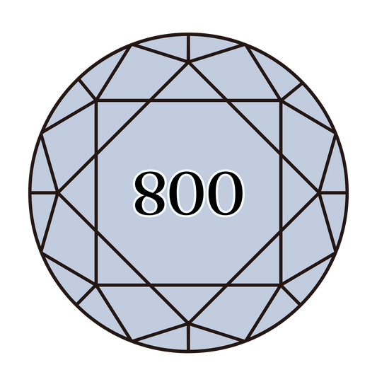 True North Diamond Art Round Diamond Drills 800 - Pale Delft Blue - Round Bulk Diamond Drills