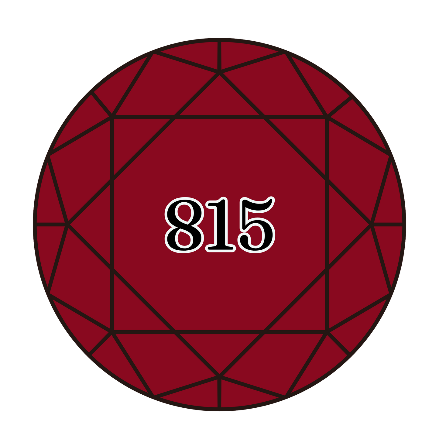 True North Diamond Art Round Diamond Drills 815 - Medium Garnet - Round Bulk Diamond Drills