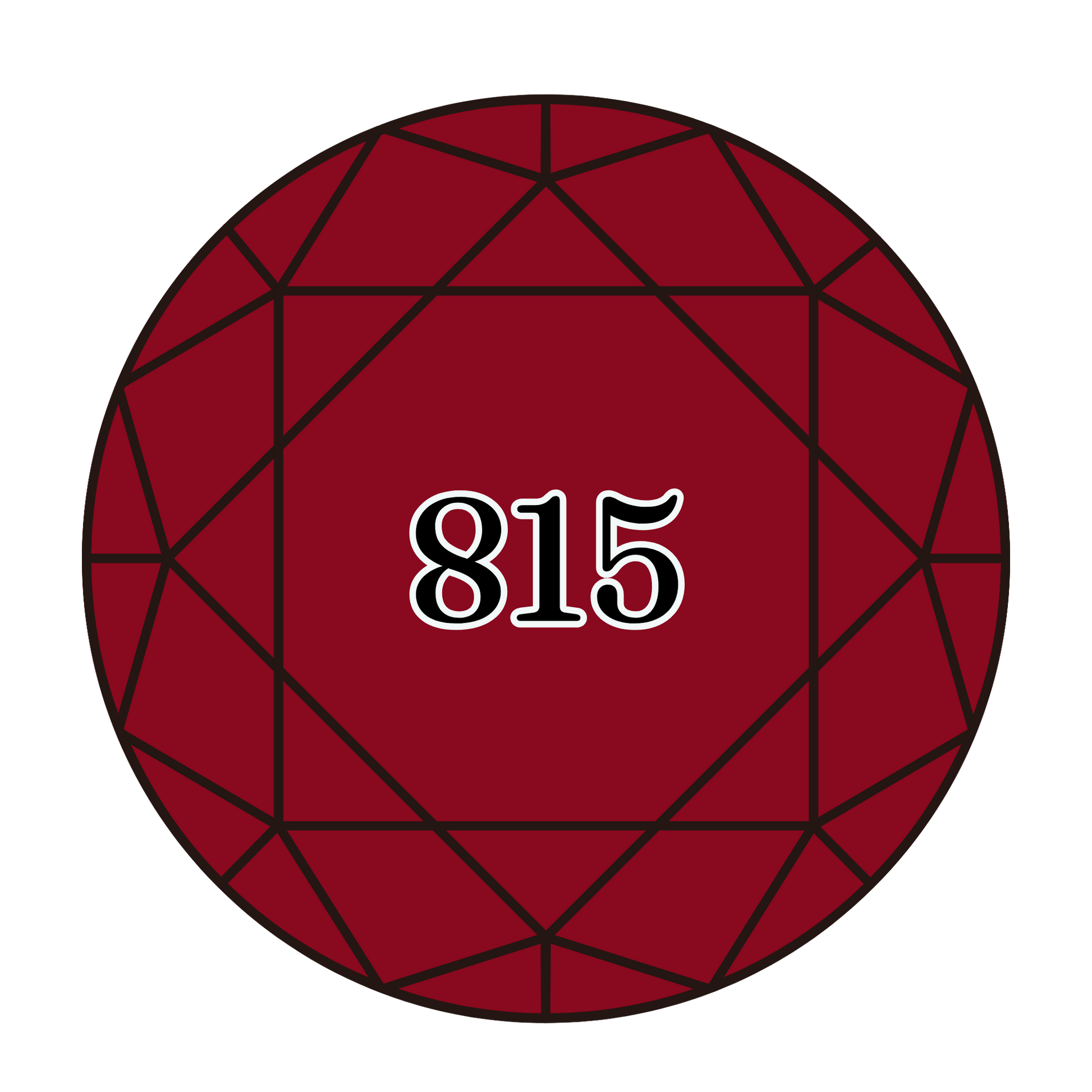 True North Diamond Art Round Diamond Drills 815 - Medium Garnet - Round Bulk Diamond Drills