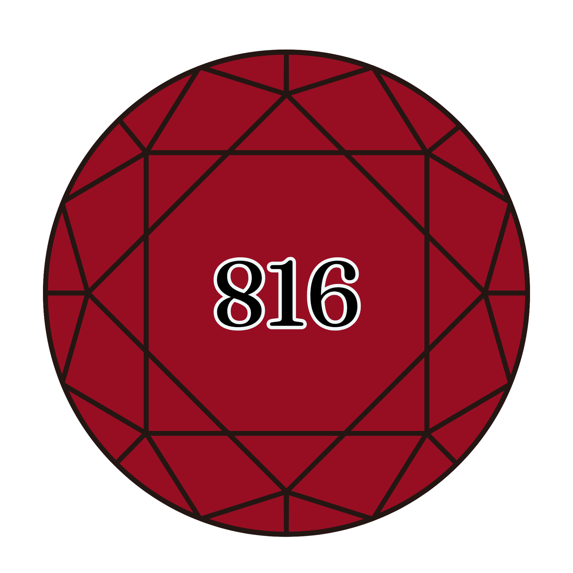 True North Diamond Art Round Diamond Drills 816 - Garnet - Round Bulk Diamond Drills