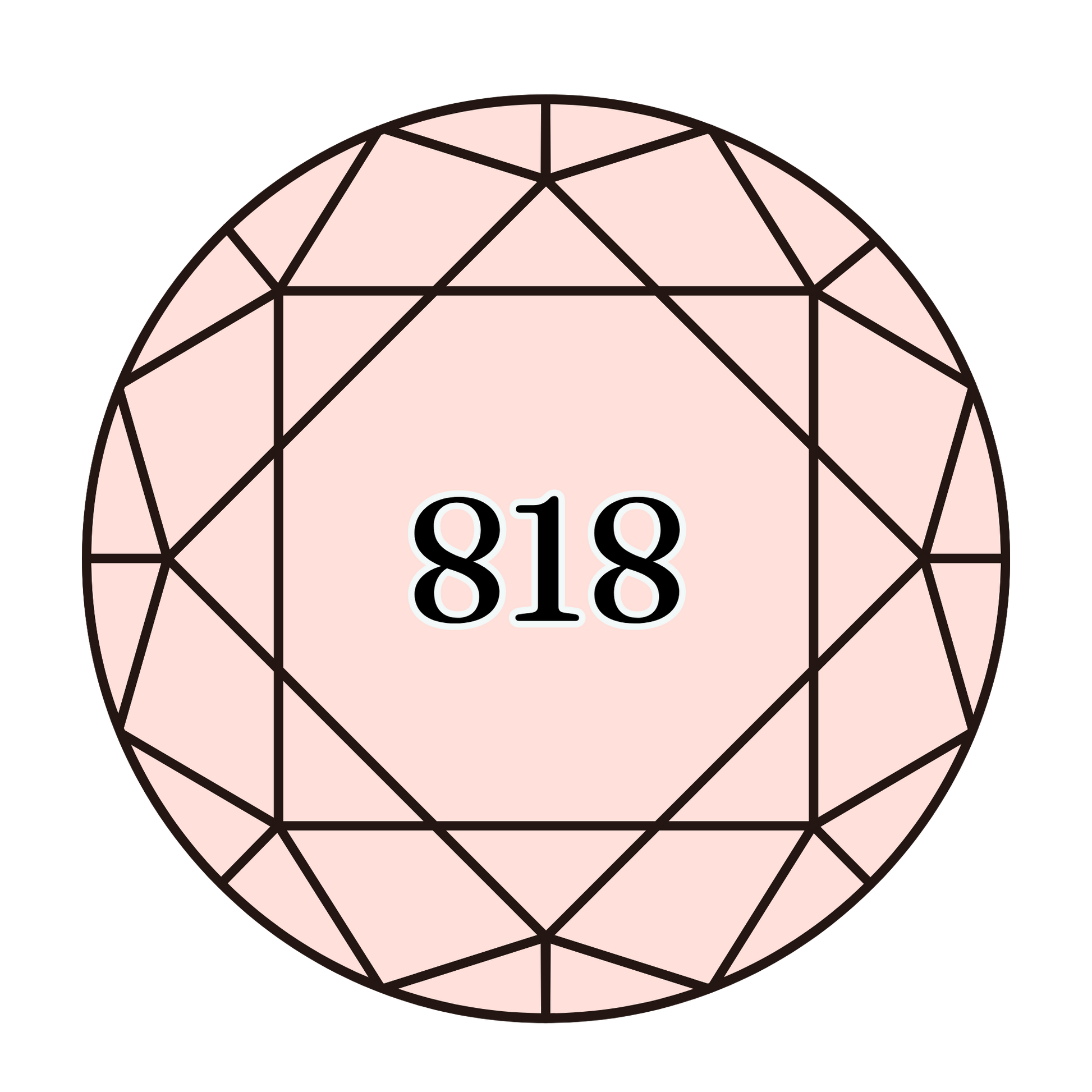 True North Diamond Art Round Diamond Drills 818 - Baby Pink - Round Bulk Diamond Drills