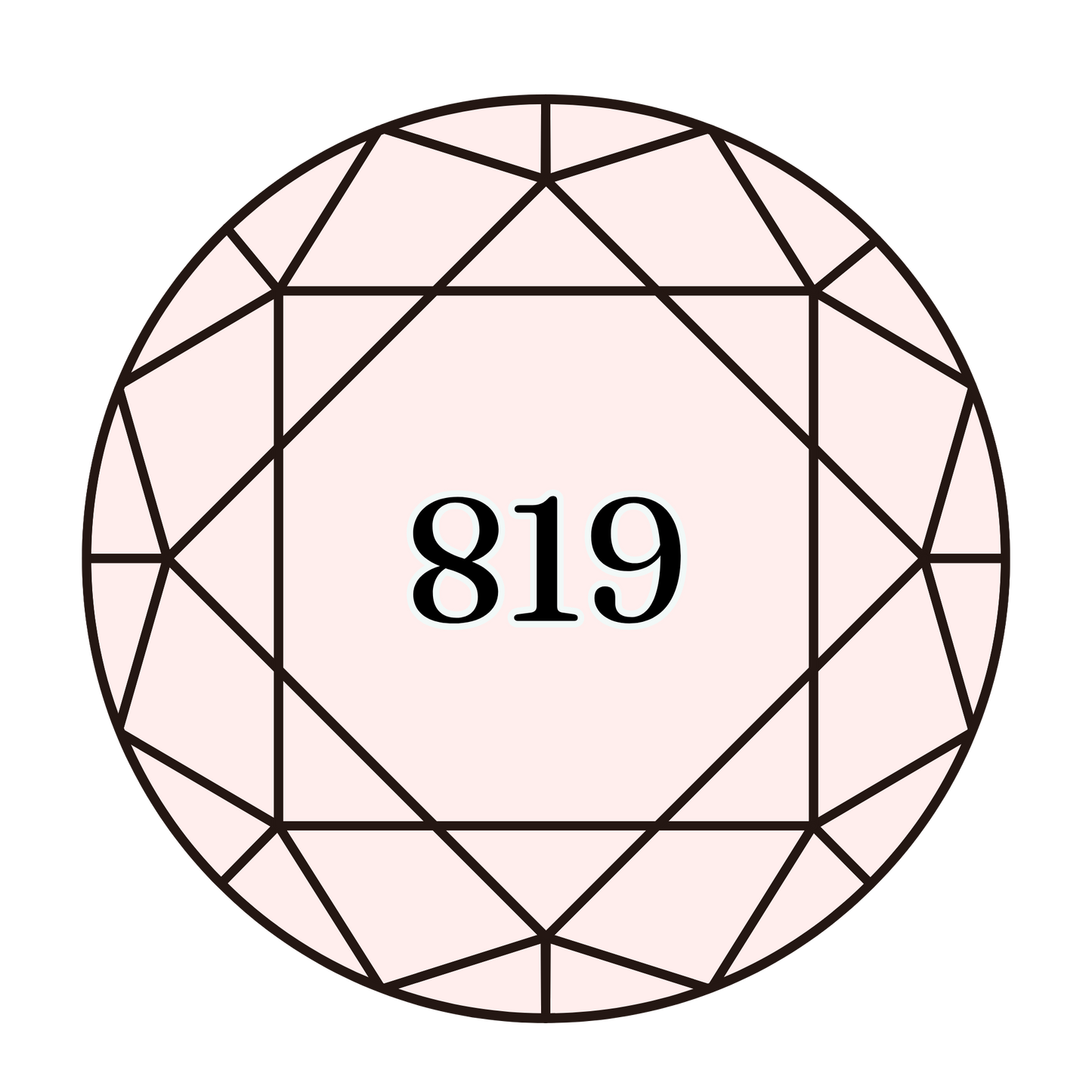 True North Diamond Art Round Diamond Drills 819 - Light Baby Pink - Round Bulk Diamond Drills