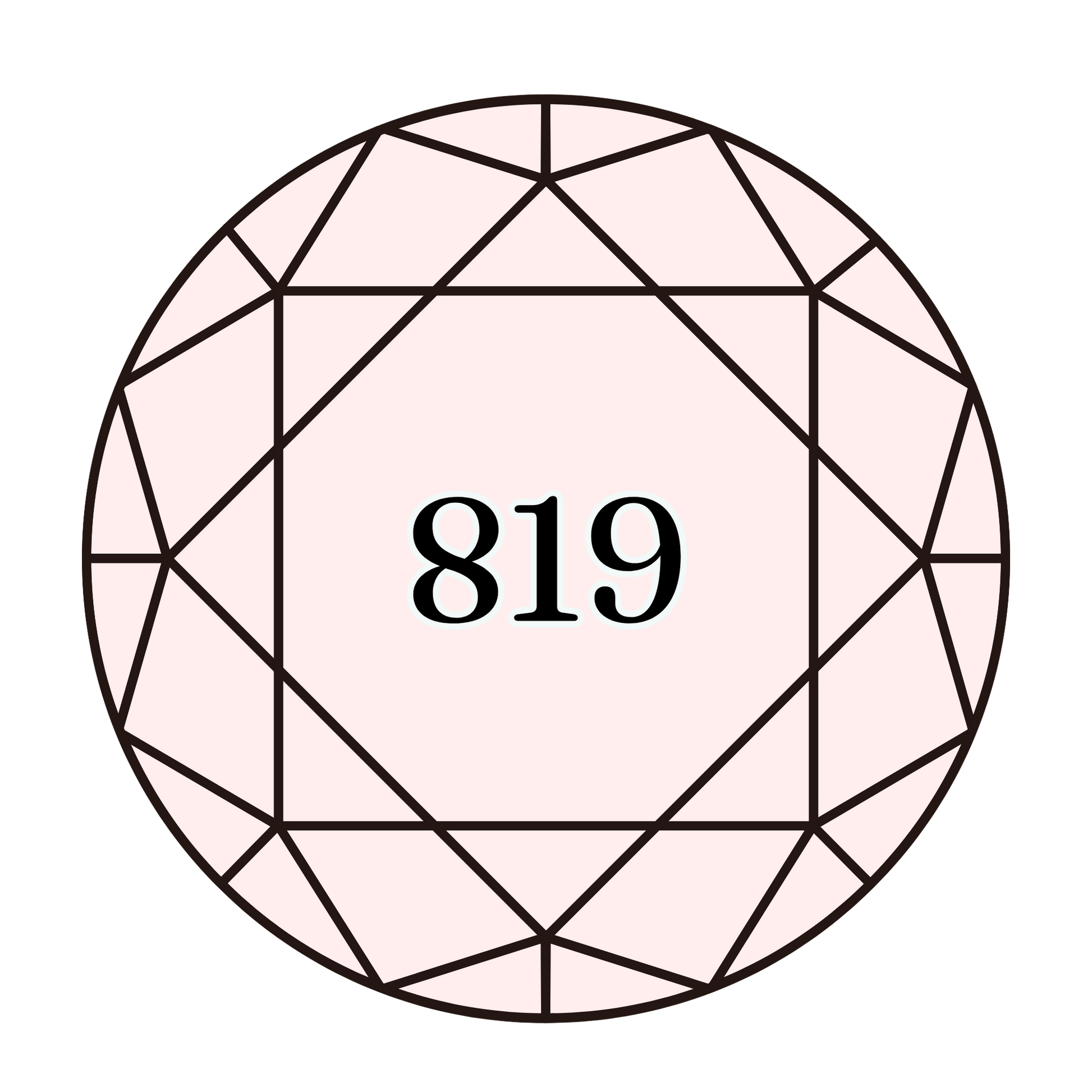 True North Diamond Art Round Diamond Drills 819 - Light Baby Pink - Round Bulk Diamond Drills