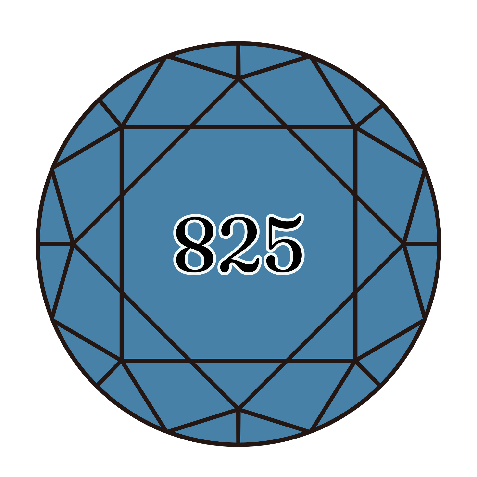 True North Diamond Art Round Diamond Drills 825 - Dark Blue - Round Bulk Diamond Drills