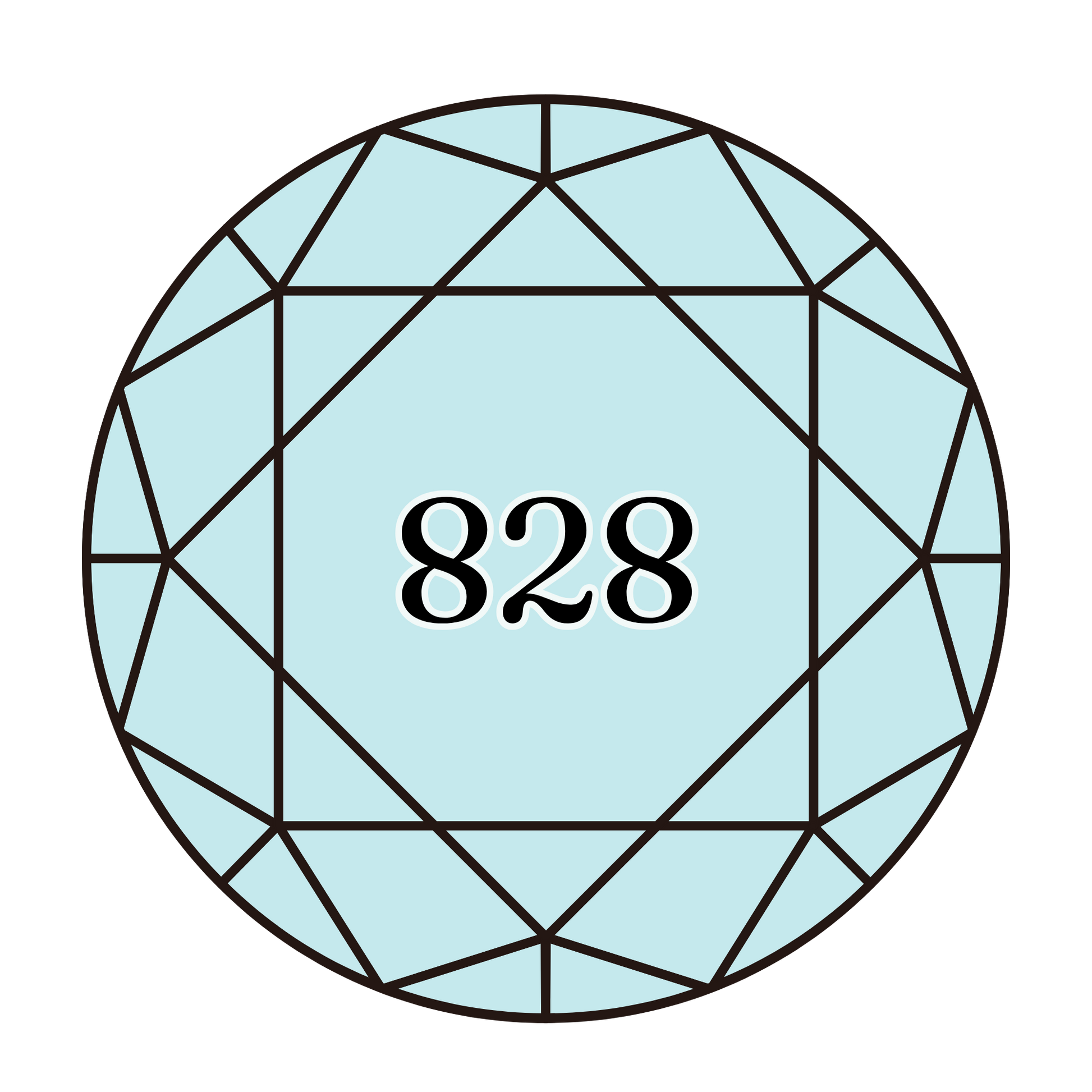 True North Diamond Art Round Diamond Drills 828 - Ultra Very Light Sky Blue - Round Bulk Diamond Drills