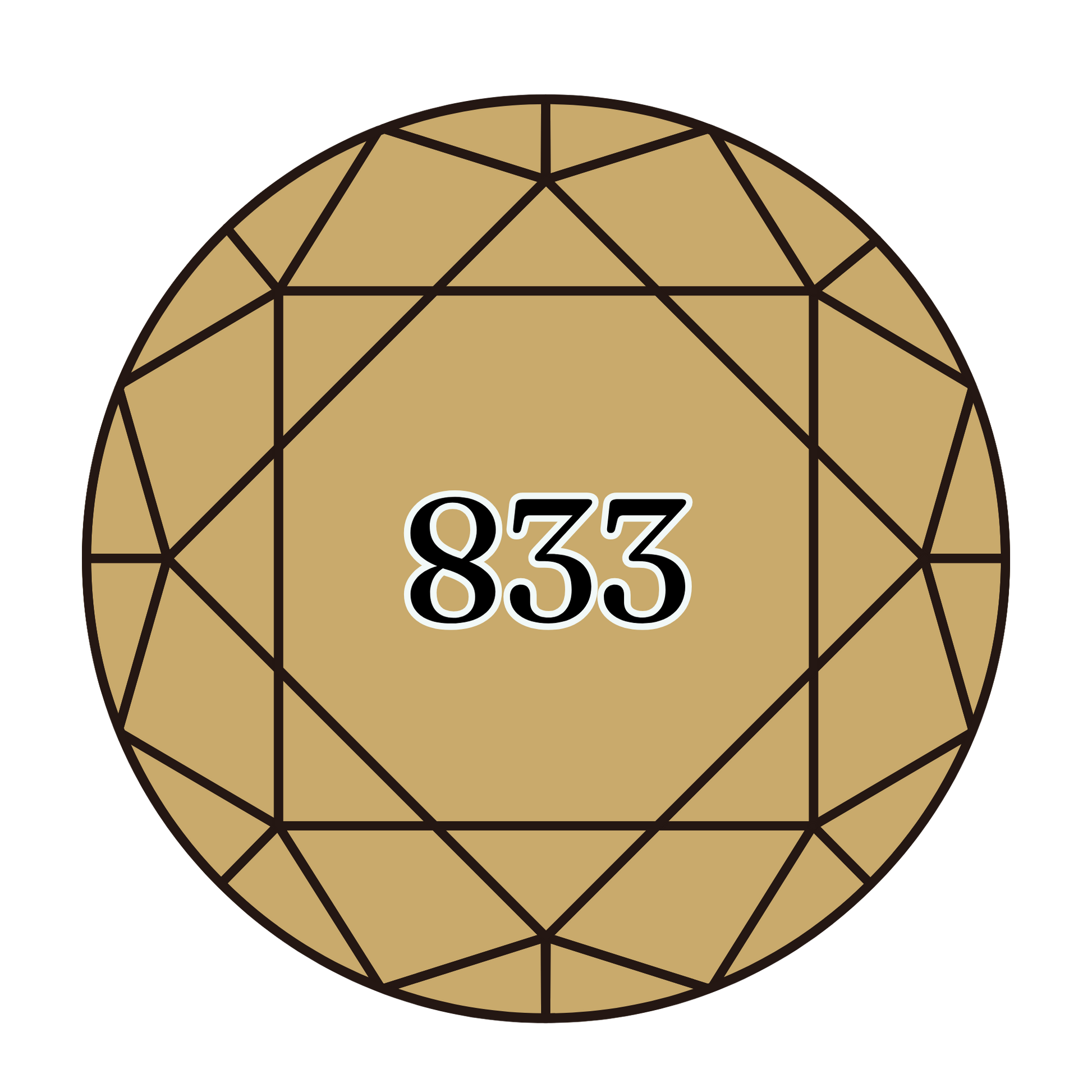 True North Diamond Art Round Diamond Drills 833 - Light Golden Olive - Round Bulk Diamond Drills