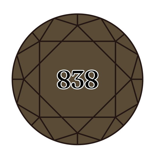 True North Diamond Art Round Diamond Drills 838 - Very Dark Beige Brown - Round Bulk Diamond Drills