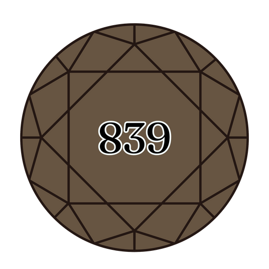 True North Diamond Art Round Diamond Drills 839 - Dark Beige Brown - Round Bulk Diamond Drills