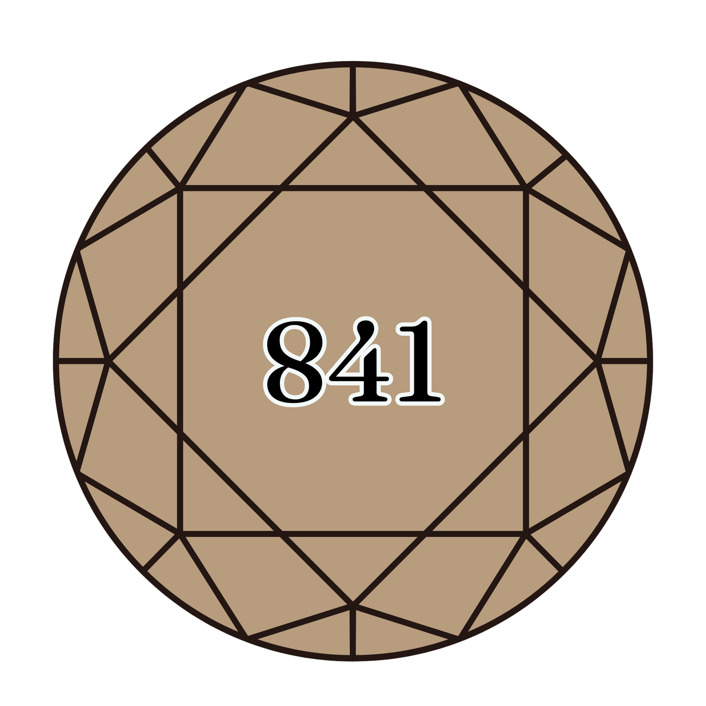 True North Diamond Art Round Diamond Drills 841 - Light Beige Brown - Round Bulk Diamond Drills