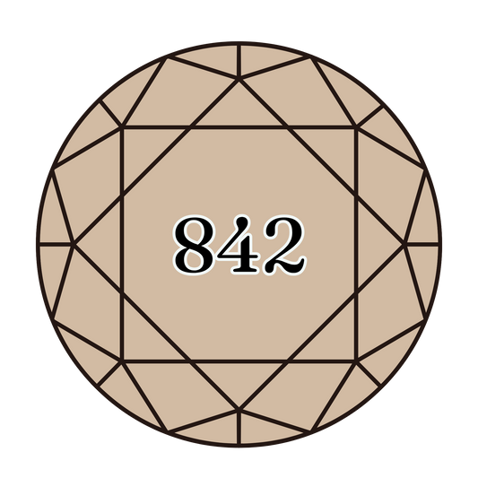 True North Diamond Art Round Diamond Drills 842 - Very Light Beige Brown - Round Bulk Diamond Drills