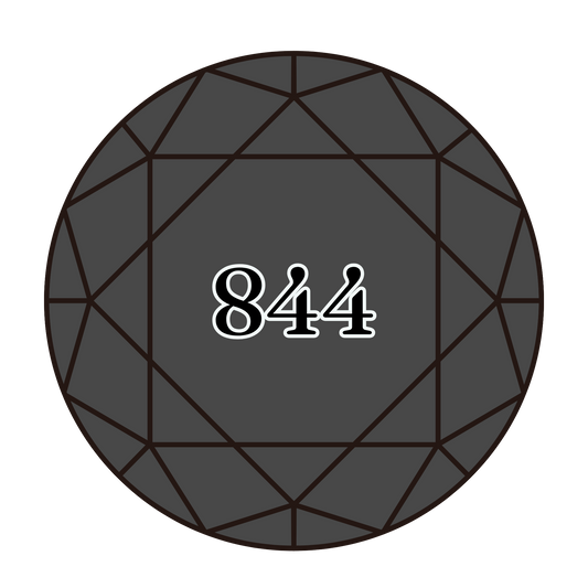 True North Diamond Art Round Diamond Drills 844 - Ultra Dark Beaver Grey - Round Bulk Diamond Drills