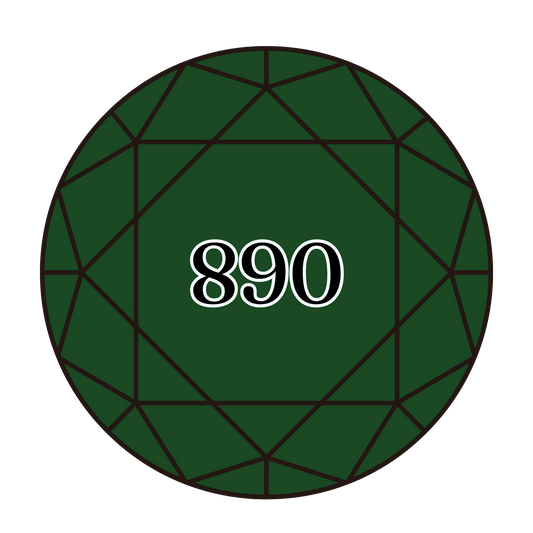 True North Diamond Art Round Diamond Drills 890 - Ultra Dark Pistachio Green - Round Bulk Diamond Drills