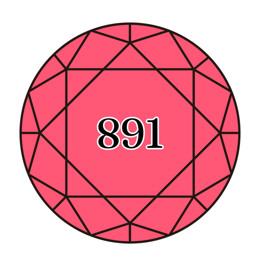 True North Diamond Art Round Diamond Drills 891 - Dark Carnation - Round Bulk Diamond Drills