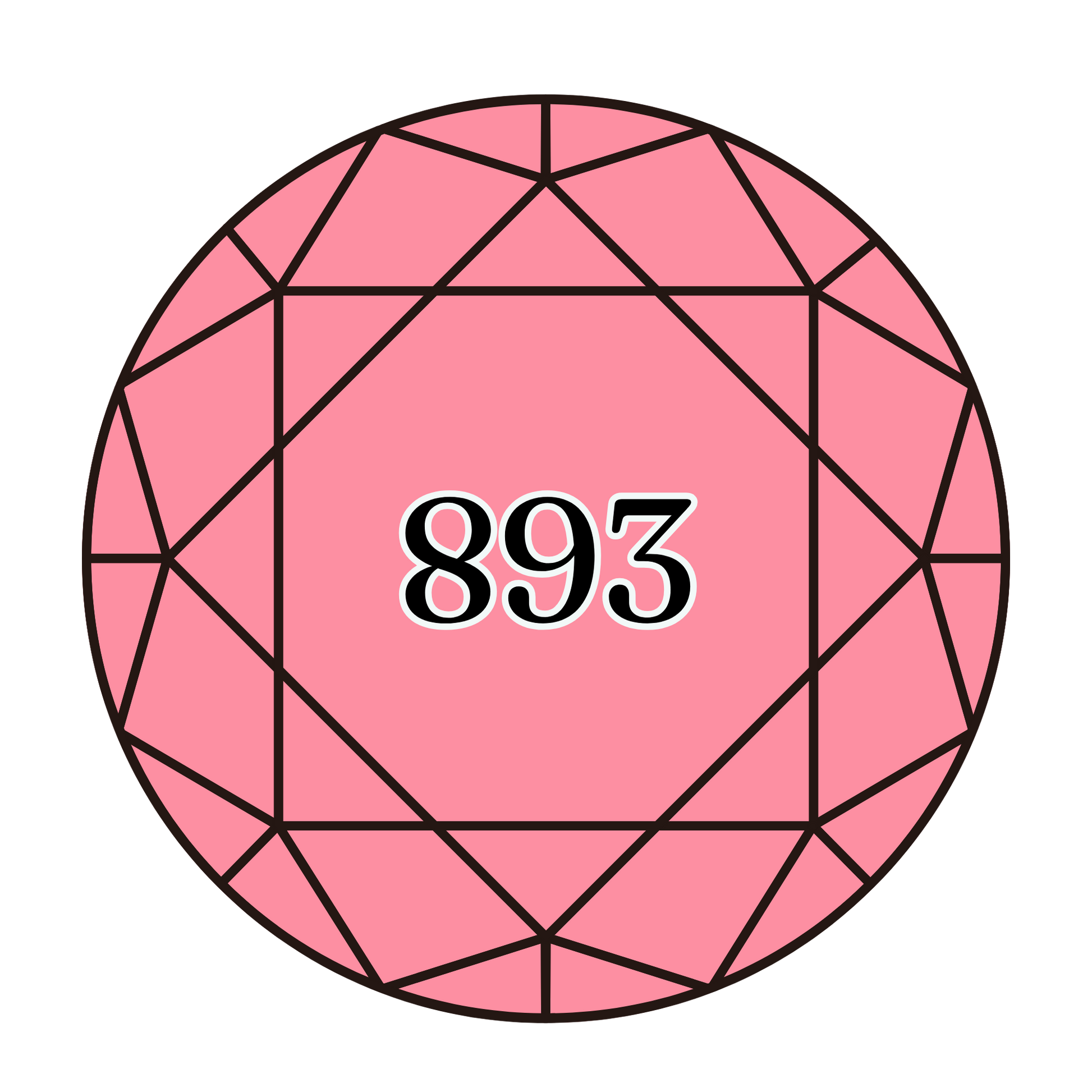 True North Diamond Art Round Diamond Drills 893 - Light Carnation - Round Bulk Diamond Drills