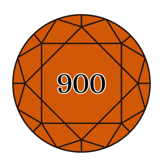 True North Diamond Art Round Diamond Drills 900 - Dark Burnt Orange - Round Bulk Diamond Drills