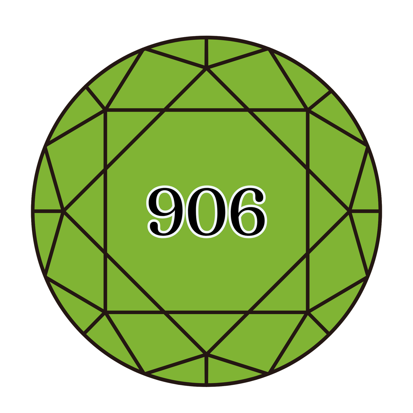 True North Diamond Art Round Diamond Drills 906 - Medium Parrot Green - Round Bulk Diamond Drills