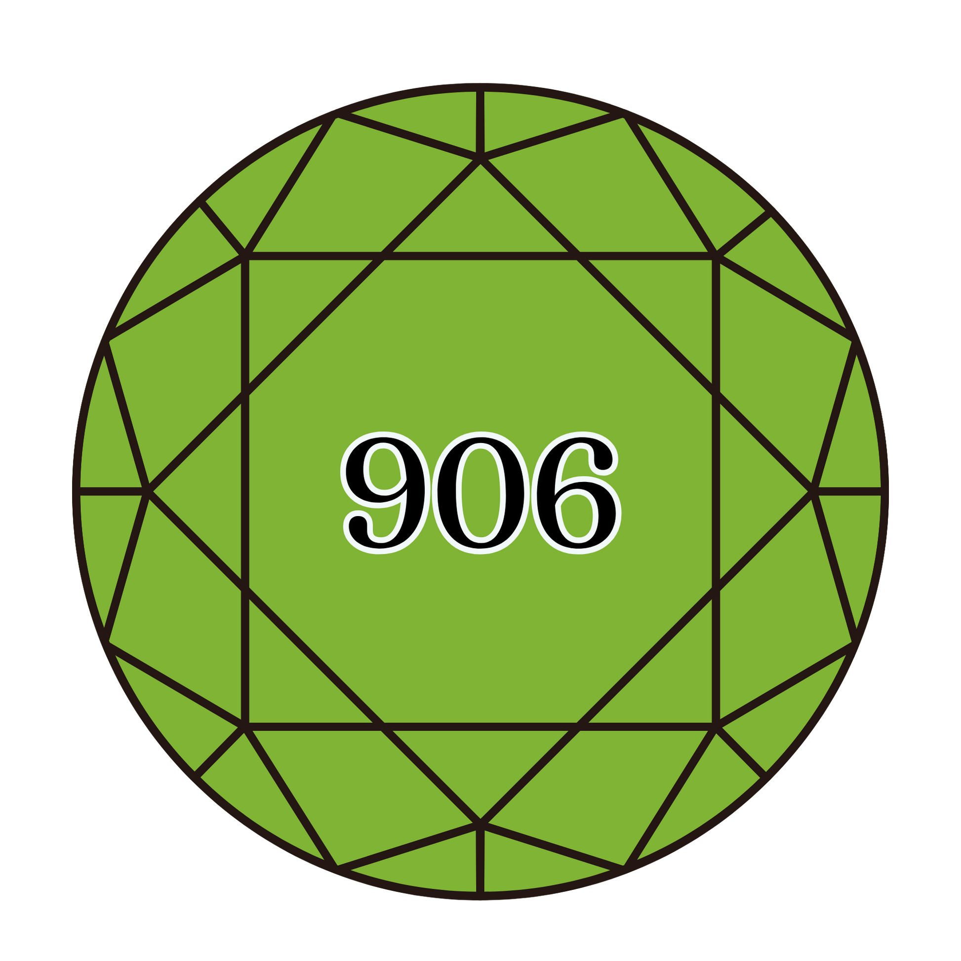 True North Diamond Art Round Diamond Drills 906 - Medium Parrot Green - Round Bulk Diamond Drills