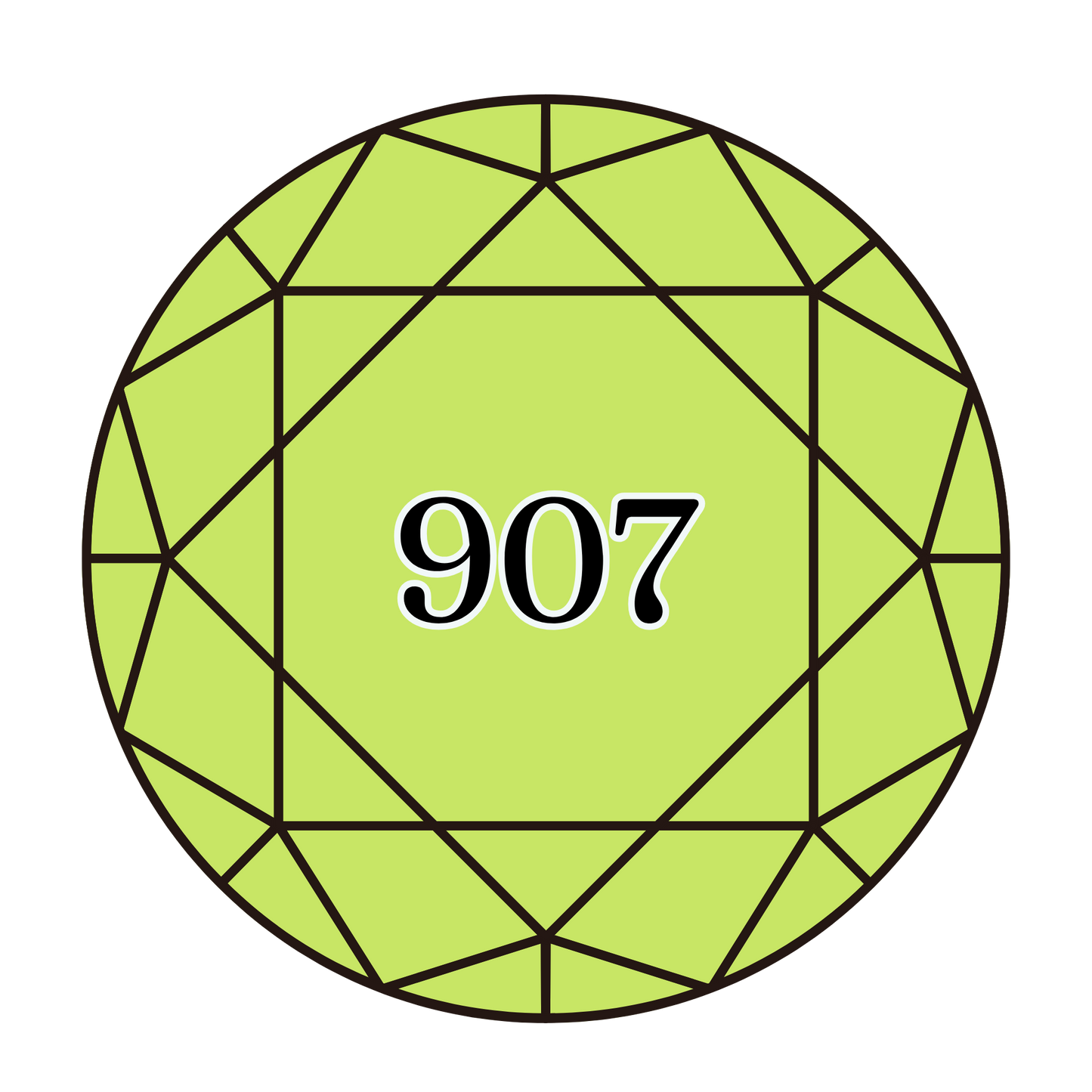 True North Diamond Art Round Diamond Drills 907 - Light Parrot Green - Round Bulk Diamond Drills