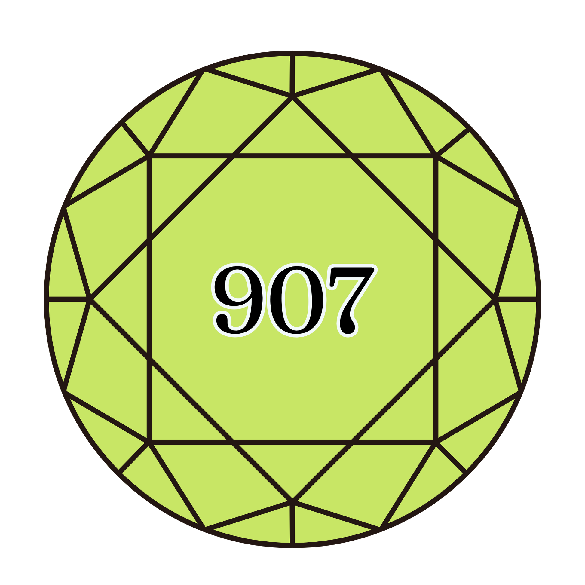 True North Diamond Art Round Diamond Drills 907 - Light Parrot Green - Round Bulk Diamond Drills