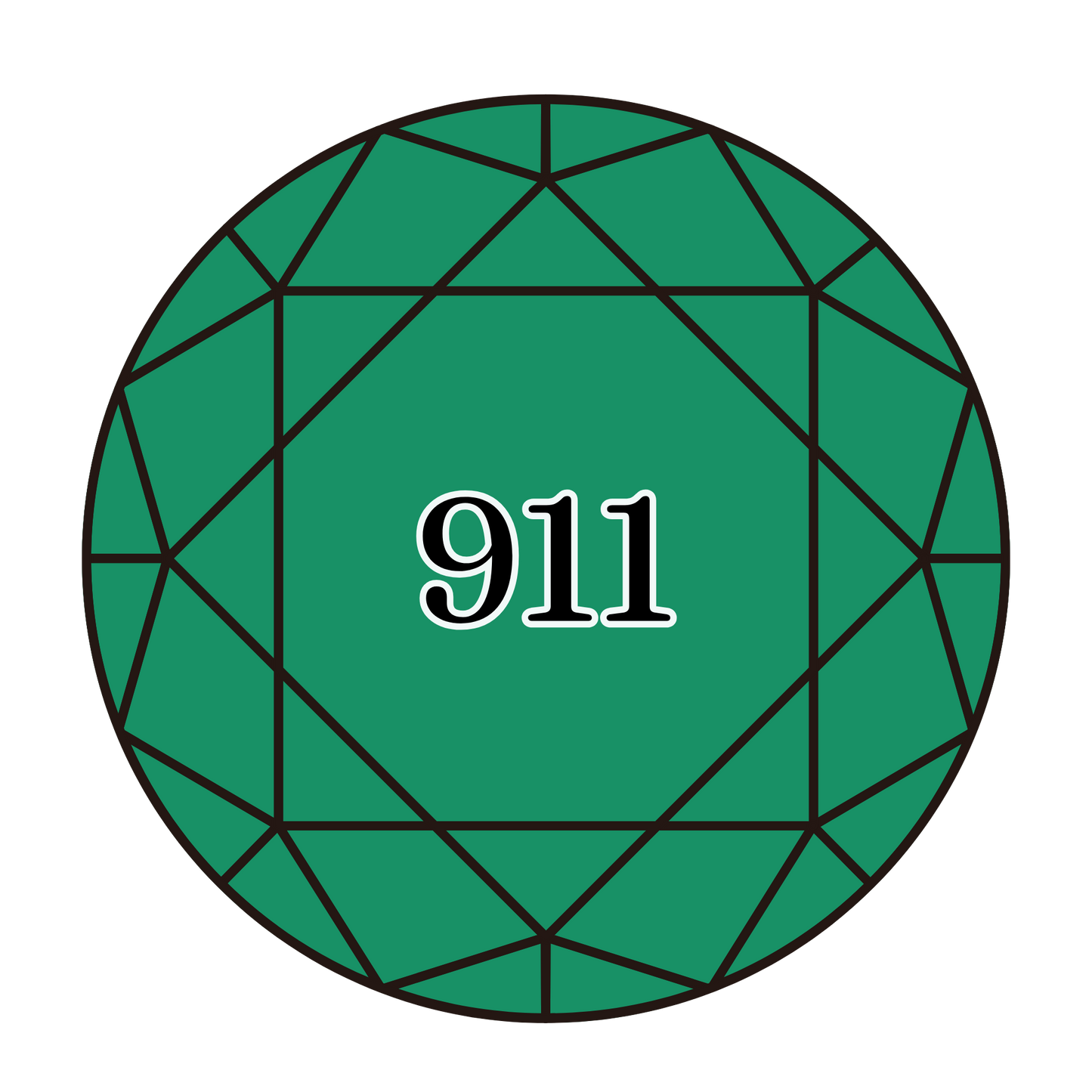 True North Diamond Art Round Diamond Drills 911 - Medium Emerald Green - Round Bulk Diamond Drills