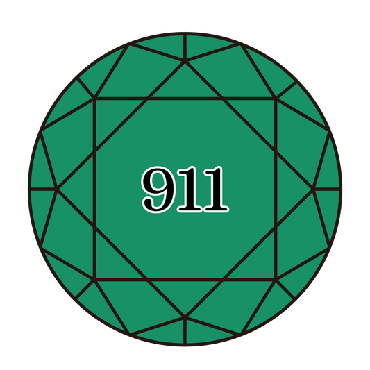 True North Diamond Art Round Diamond Drills 911 - Medium Emerald Green - Round Bulk Diamond Drills