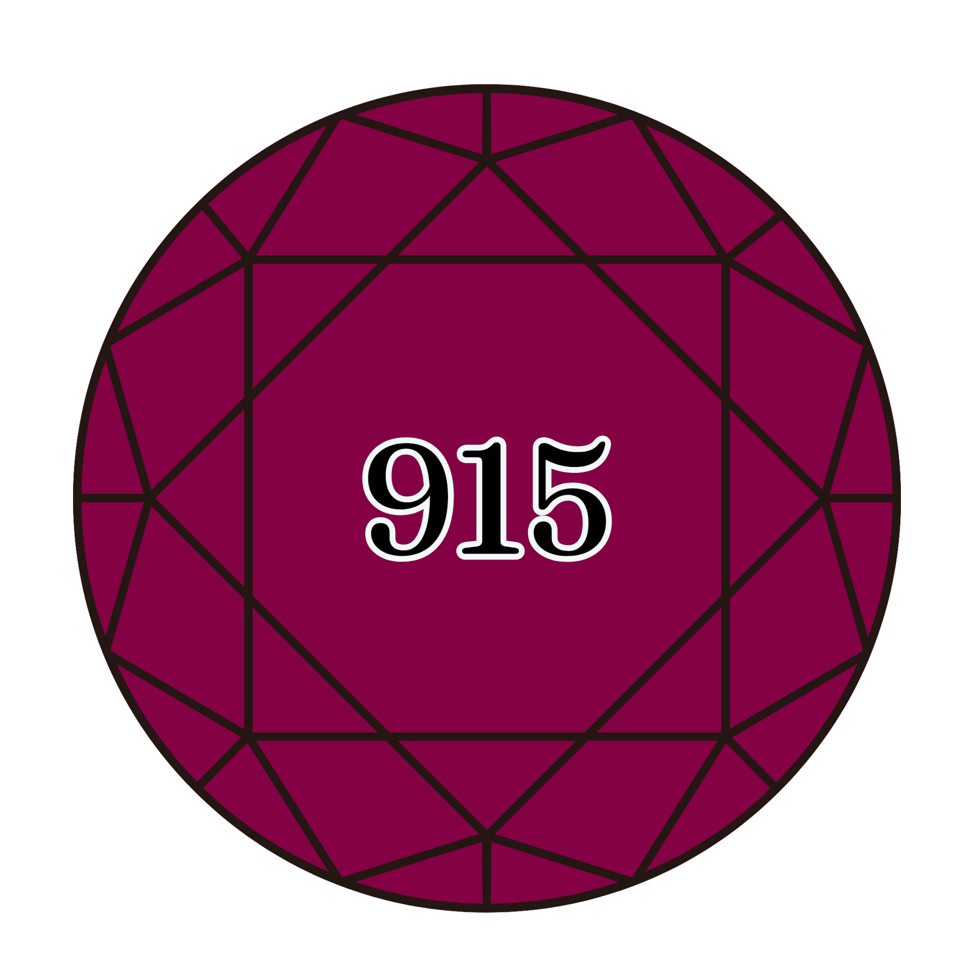 True North Diamond Art Round Diamond Drills 915 - Dark Plum - Round Bulk Diamond Drills