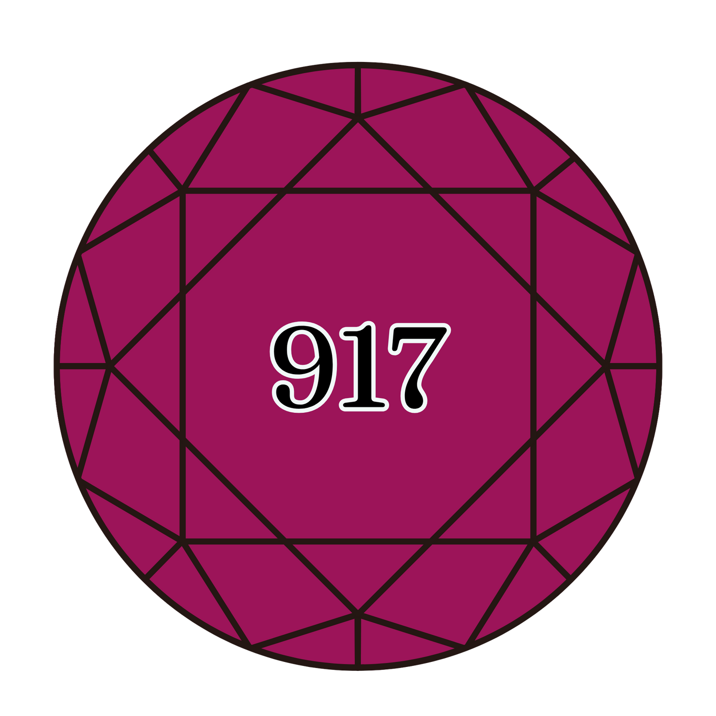 True North Diamond Art Round Diamond Drills 917 - Medium Plum - Round Bulk Diamond Drills