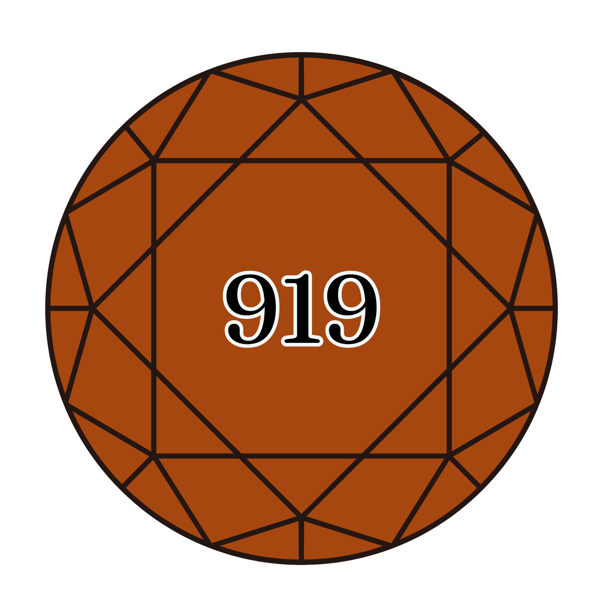 True North Diamond Art Round Diamond Drills 919 - Red Copper - Round Bulk Diamond Drills