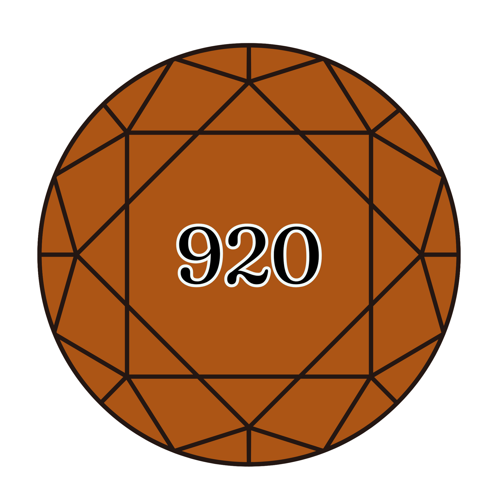 True North Diamond Art Round Diamond Drills 920 - Medium Copper - Round Bulk Diamond Drills