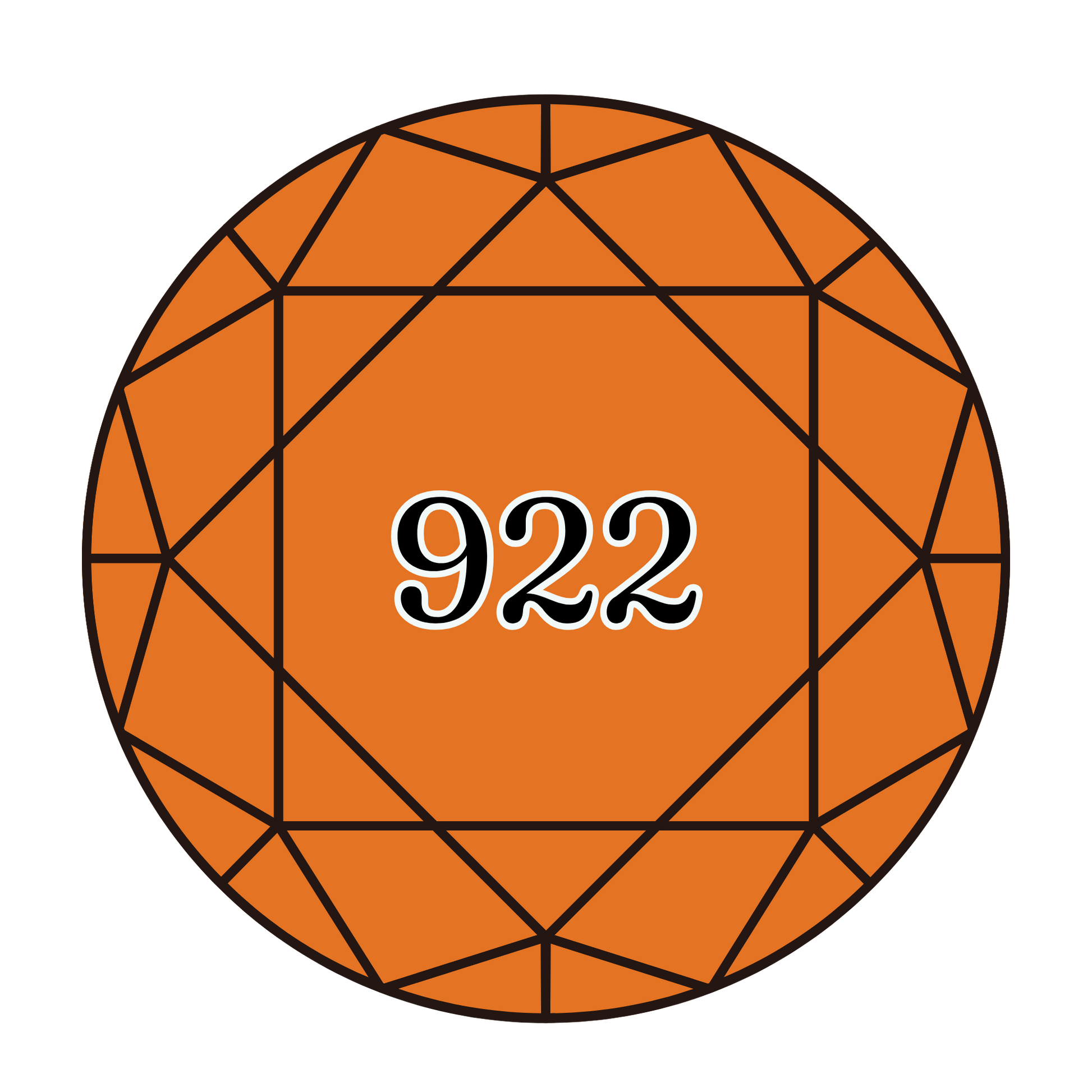 True North Diamond Art Round Diamond Drills 922 - Light Copper - Round Bulk Diamond Drills