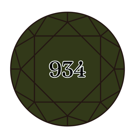 True North Diamond Art Round Diamond Drills 934 - Black Avocado Green - Round Bulk Diamond Drills