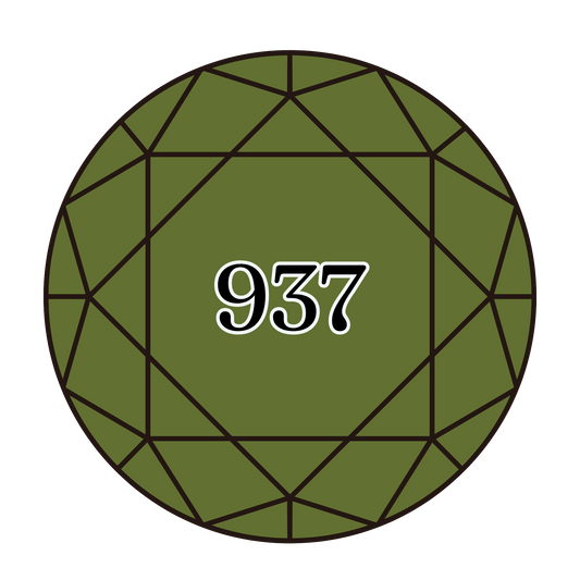 True North Diamond Art Round Diamond Drills 937 - Medium Avocado Green - Round Bulk Diamond Drills