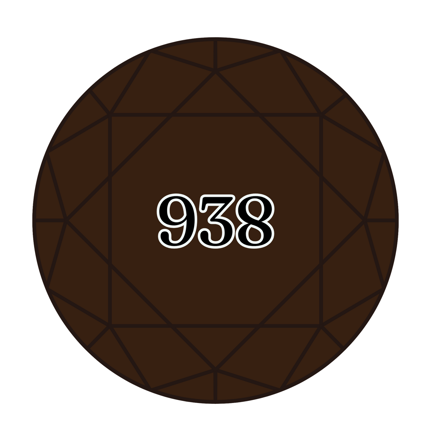 True North Diamond Art Round Diamond Drills 938 - Ultra Dark Coffee Brown - Round Bulk Diamond Drills