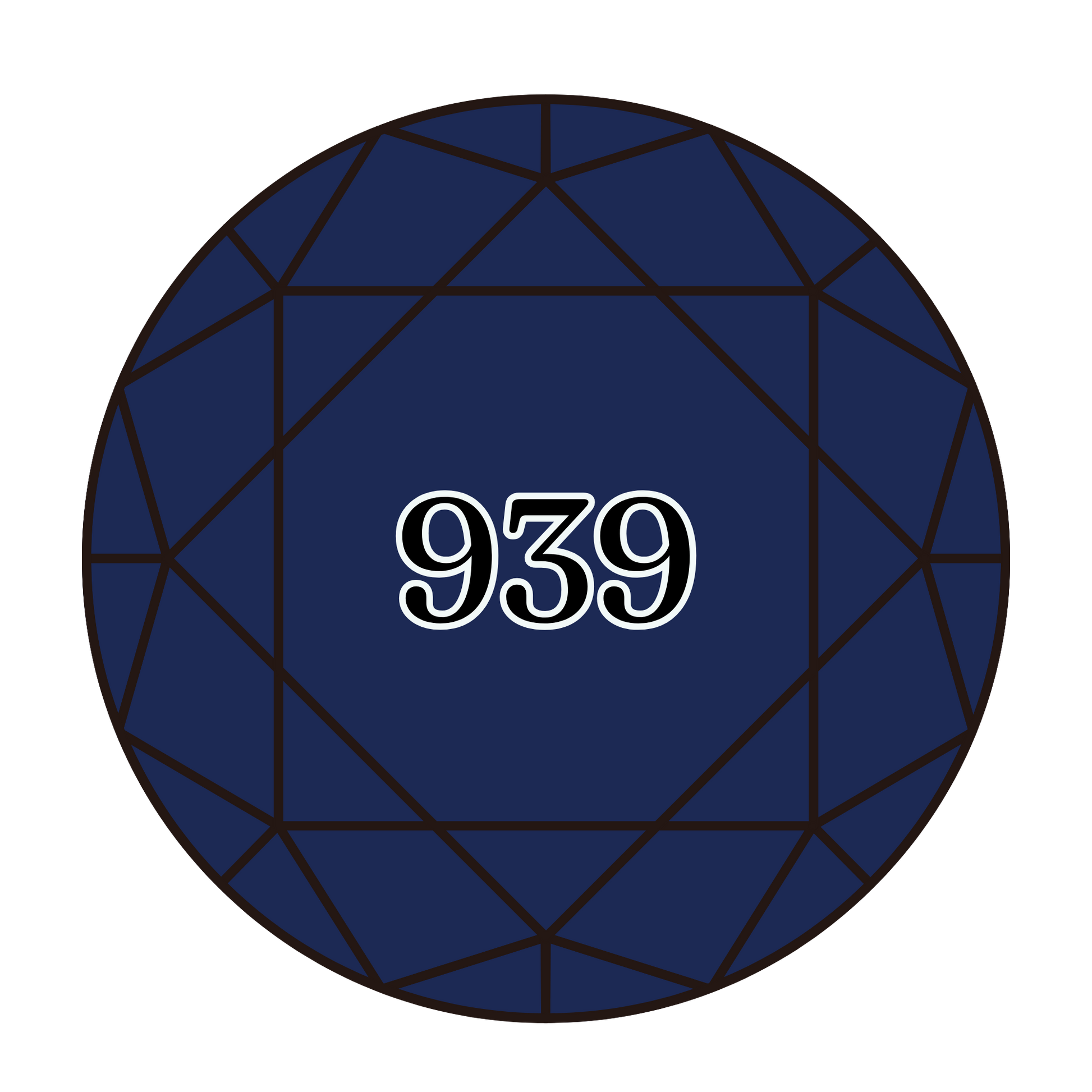 True North Diamond Art Round Diamond Drills 939 - Ultra Dark Navy Blue - Round Bulk Diamond Drills