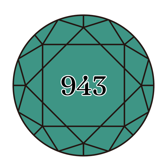 True North Diamond Art Round Diamond Drills 943 - Medium Aquamarine - Round Bulk Diamond Drills