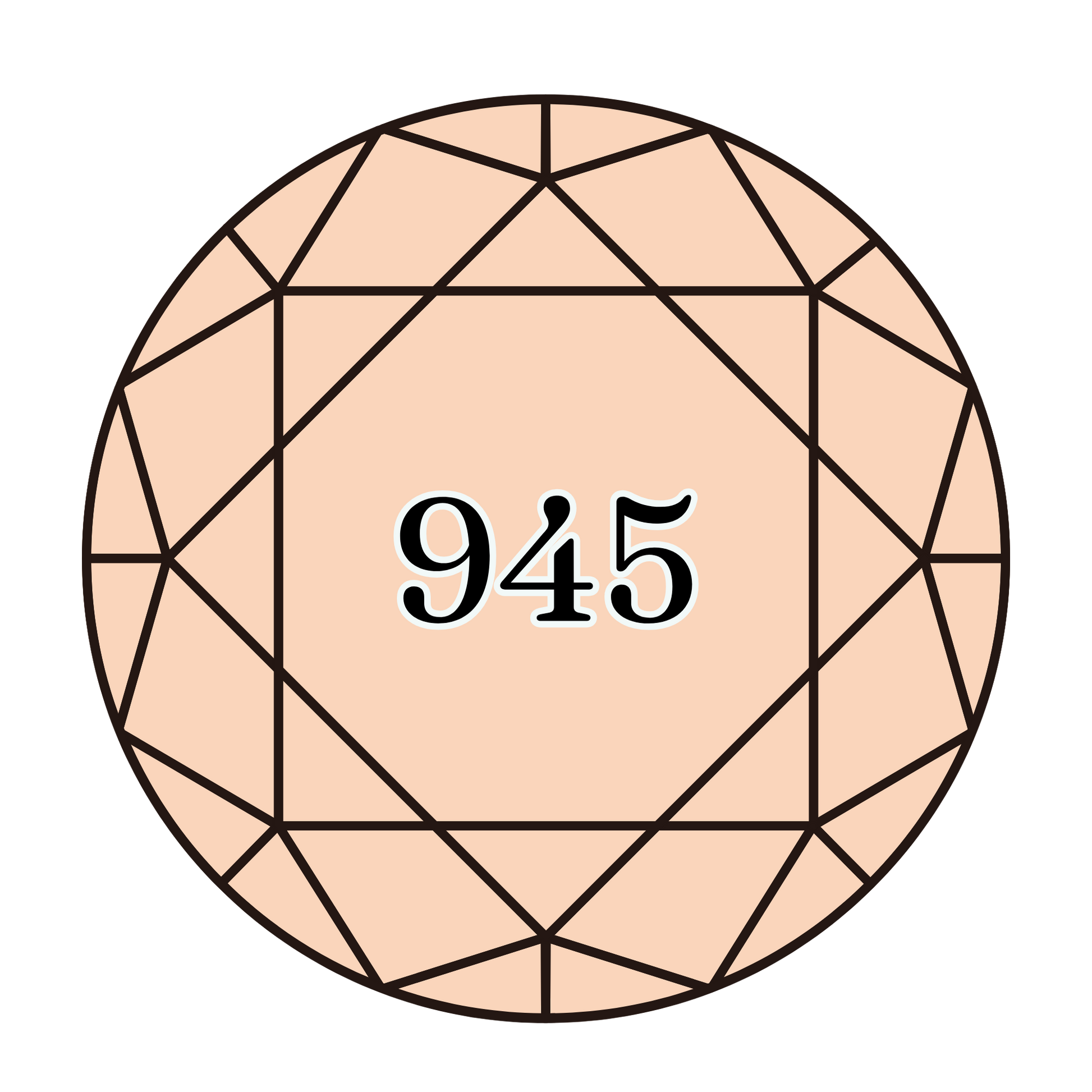 True North Diamond Art Round Diamond Drills 945 - Tawny - Round Bulk Diamond Drills