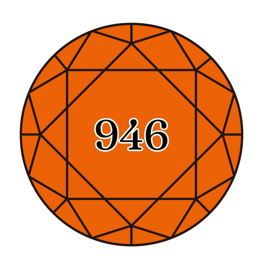 True North Diamond Art Round Diamond Drills 946 - Medium Burnt Orange - Round Bulk Diamond Drills