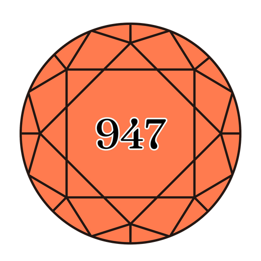 True North Diamond Art Round Diamond Drills 947 - Burnt Orange - Round Bulk Diamond Drills