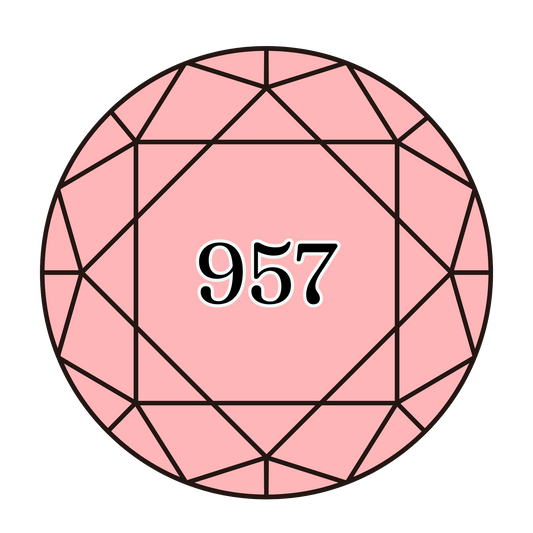 True North Diamond Art Round Diamond Drills 957 -  Pale Geranium - Round Bulk Diamond Drills