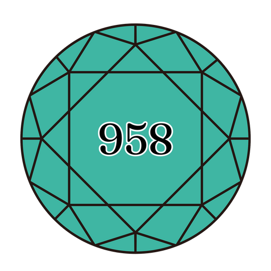 True North Diamond Art Round Diamond Drills 958 - Dark Seagreen - Round Bulk Diamond Drills